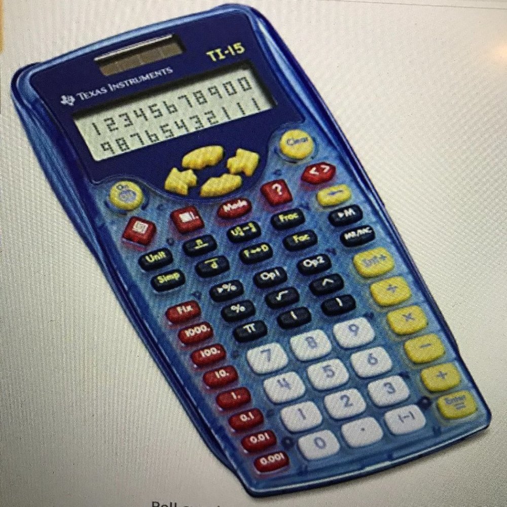 Texas Instrument TI-15 Explorer Calculator